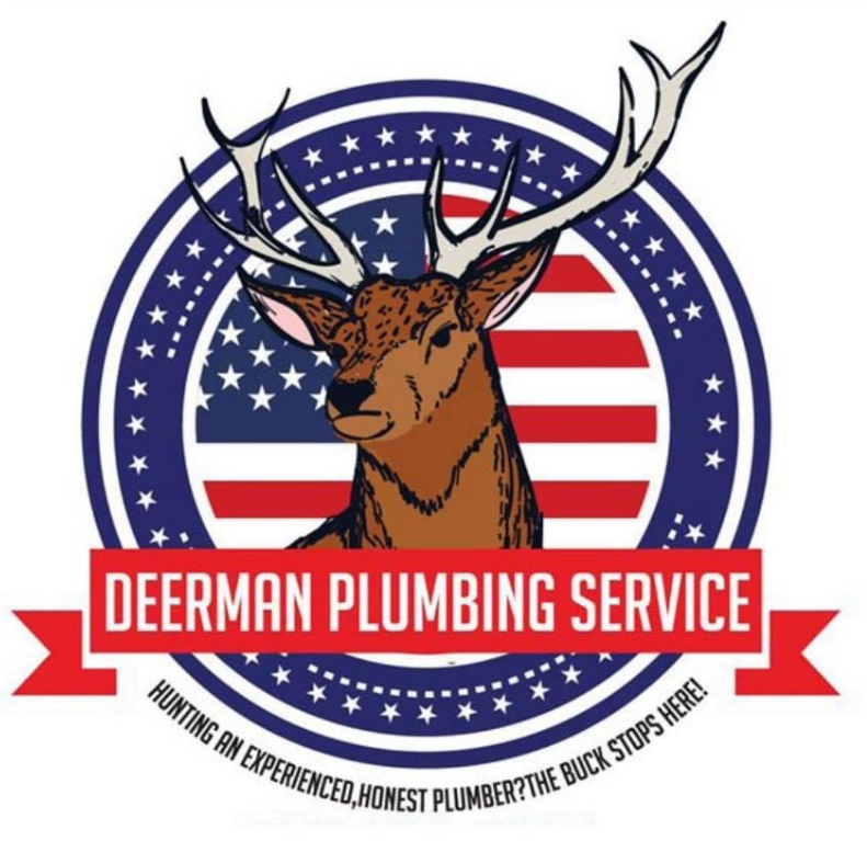 Deerman Plumbing Logo